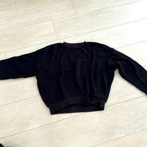 NEW Set Active LOUNGE Crewneck Onyx (Black) XS